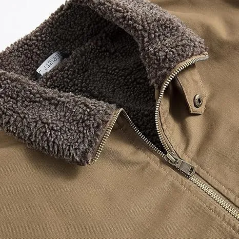 Men's Casual Military Cargo Bomber Jacket – Stylish Field Windbreaker Coat for Everyday Wear