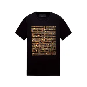 Men's Casual Short Sleeve T-Shirts with Rhinestones