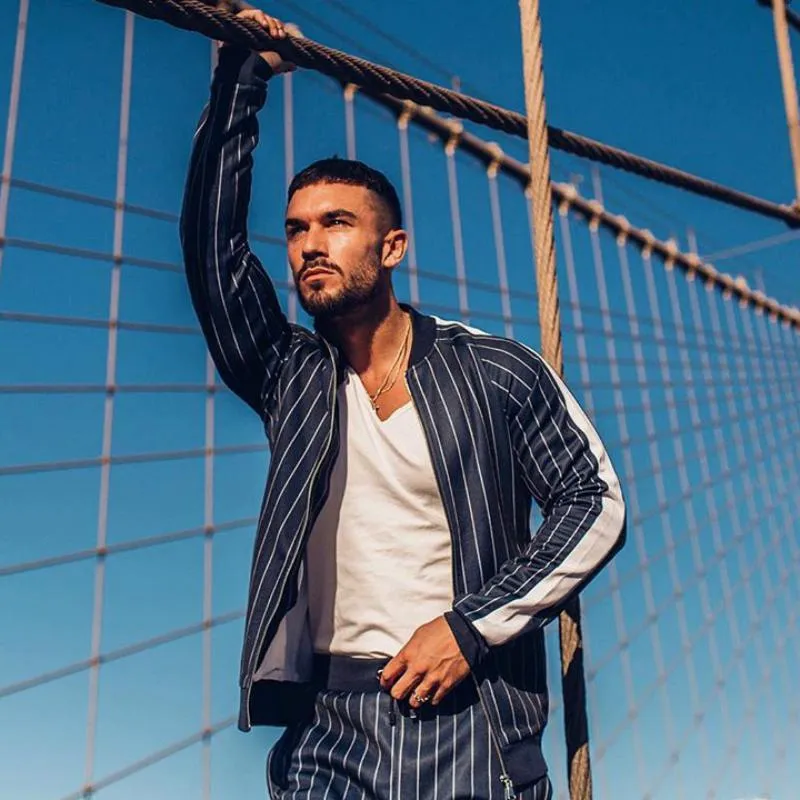 Men's Casual Tracksuit With Zipper