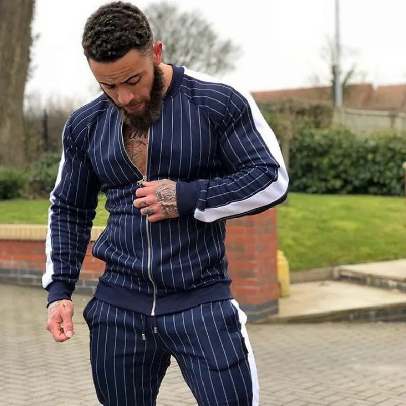 Men's Casual Tracksuit With Zipper