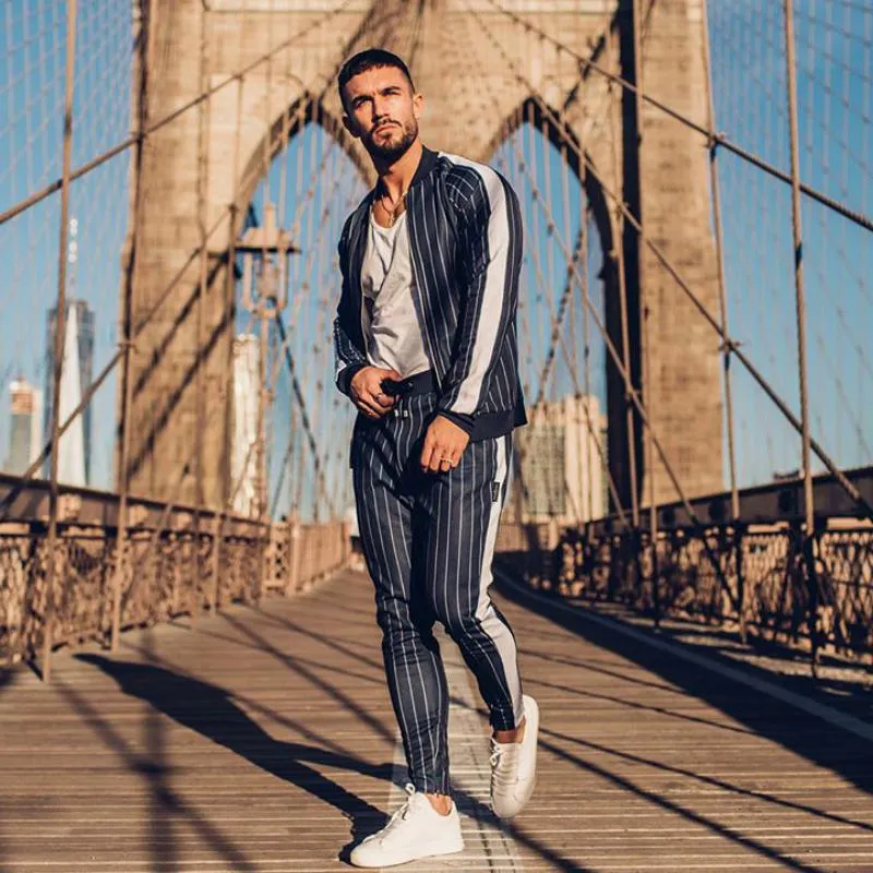 Men's Casual Tracksuit With Zipper