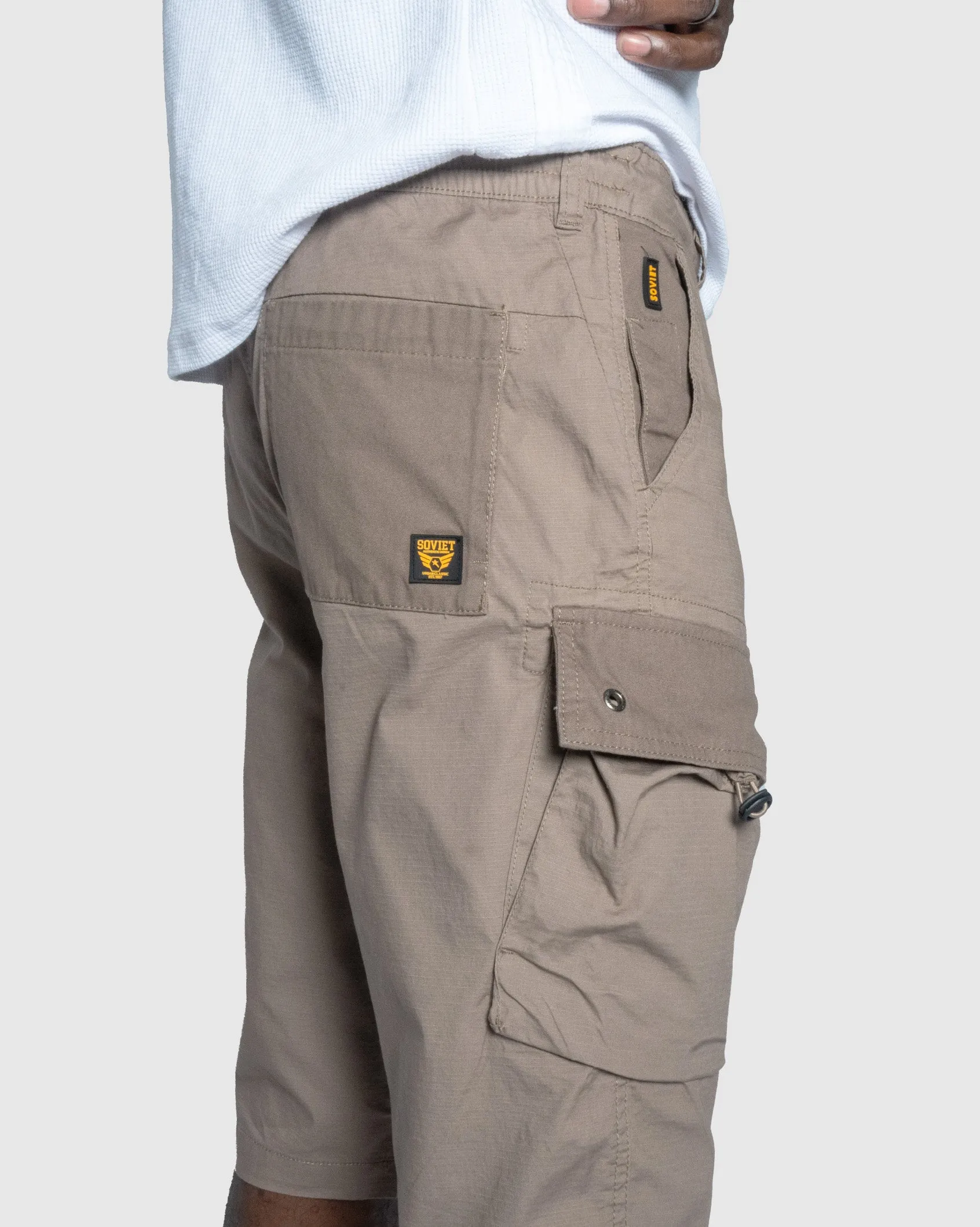 Mens Caution - Cargo Shorts