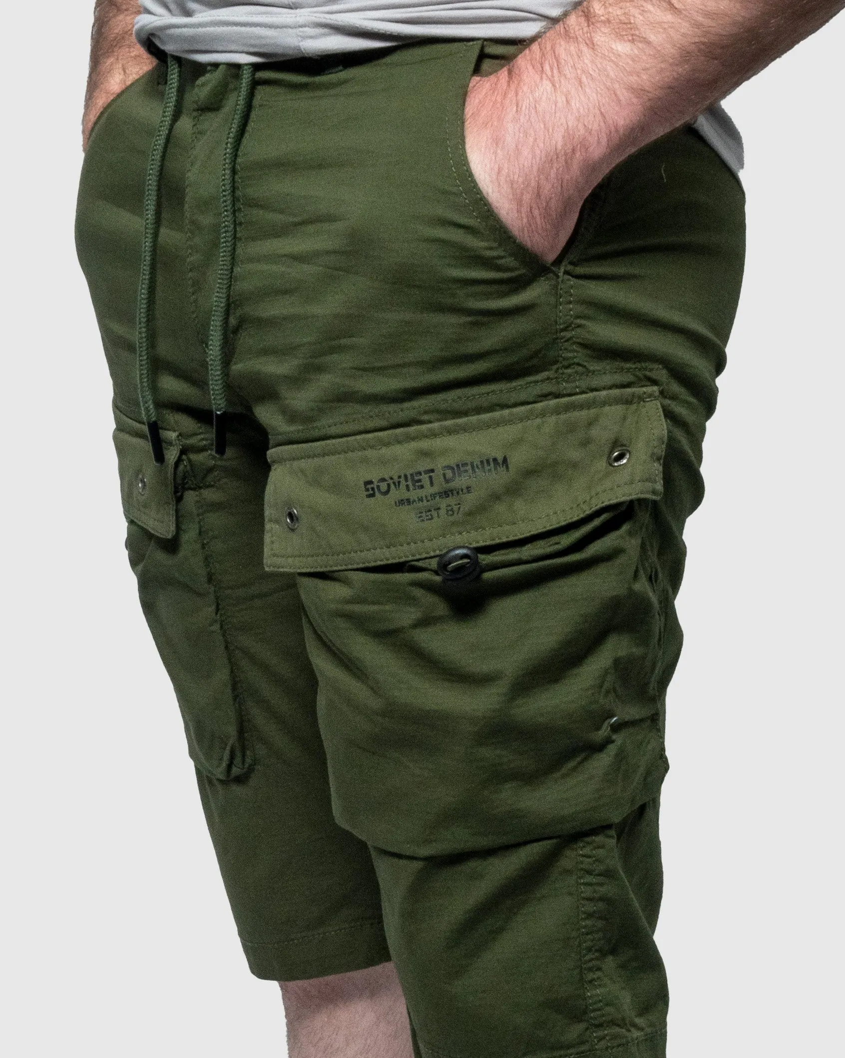 Mens Caution - Cargo Shorts