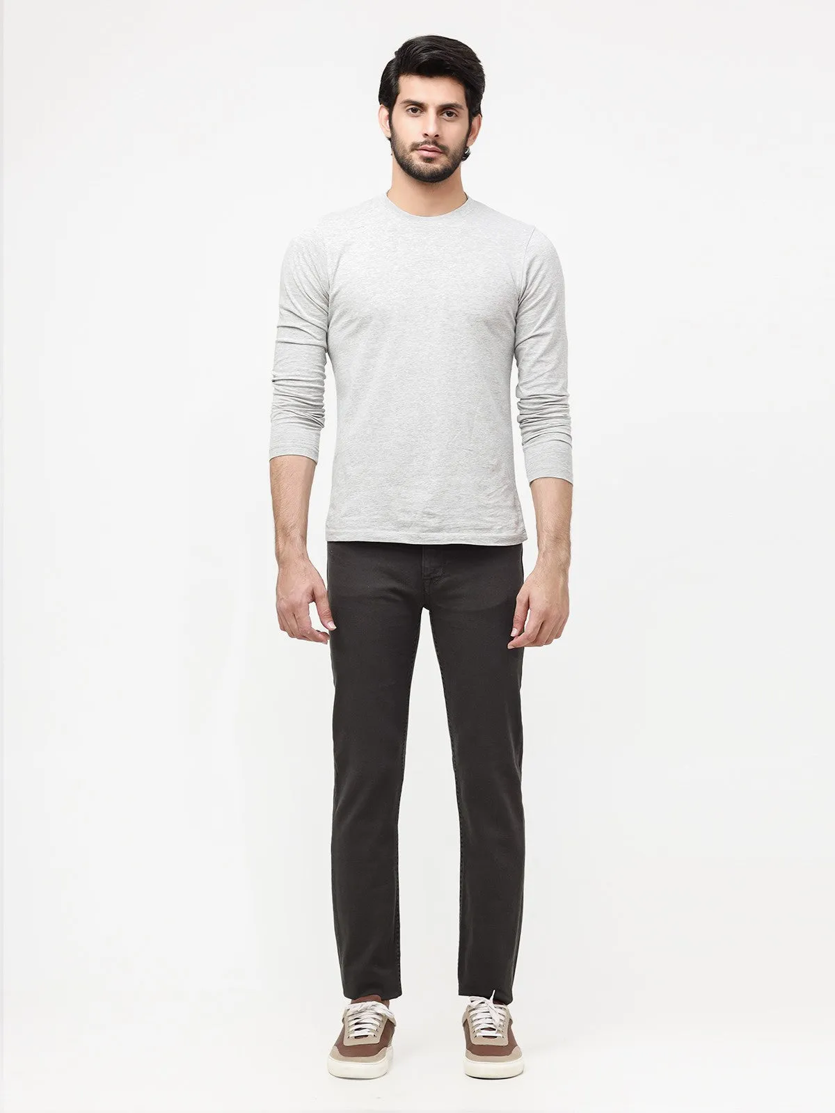 Men's Charcoal Jeans - EMBPD23-002