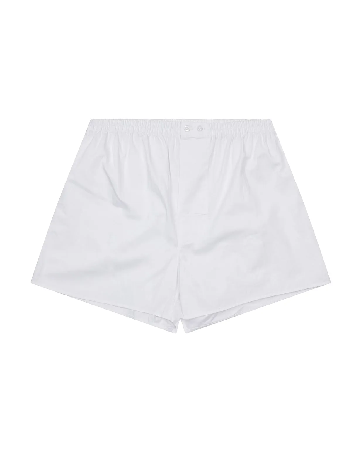 Men's Classic Cotton Boxer Shorts - White