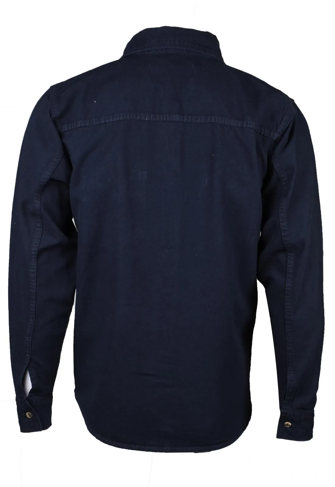 Mens Cotton Denim Long Sleeve Shirt