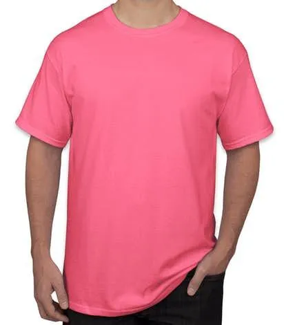 Men's Custom Logo T-shirts Promotional Ultra Cotton Crew Neck Men's T‑shirts - All Colors