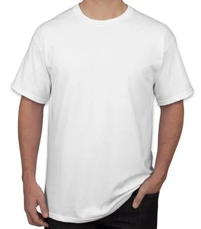 Men's Custom Logo T-shirts Promotional Ultra Cotton Crew Neck Men's T‑shirts - All Colors