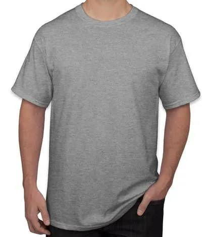 Men's Custom Logo T-shirts Promotional Ultra Cotton Crew Neck Men's T‑shirts - All Colors