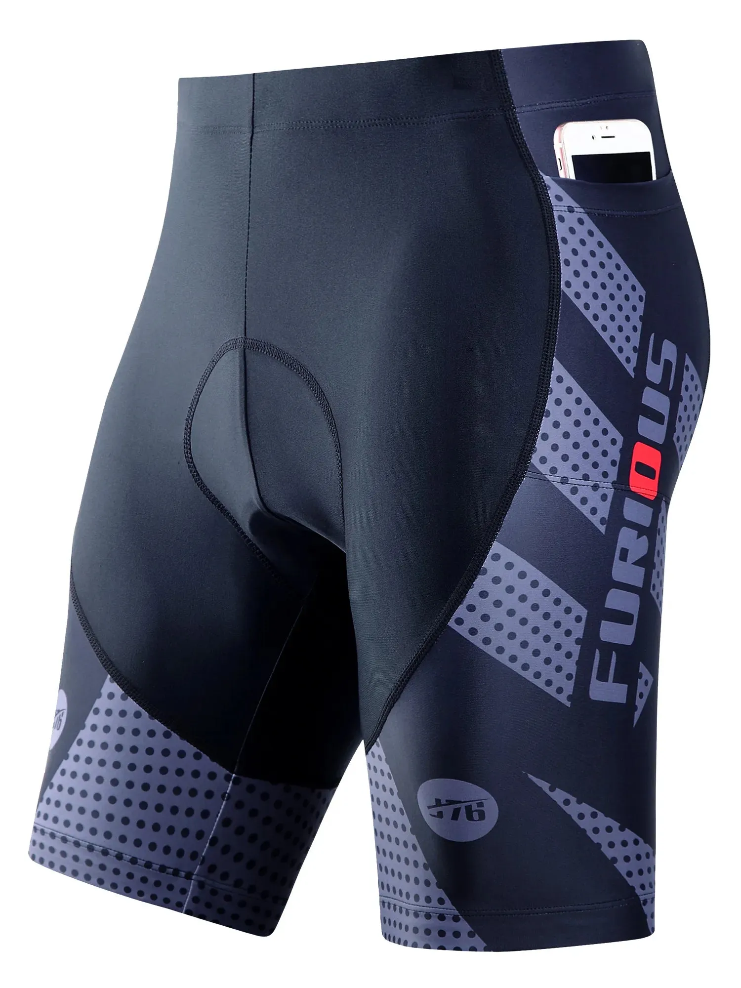 Men's cycling shorts Printed pocket mountain road bike outdoor sports pants