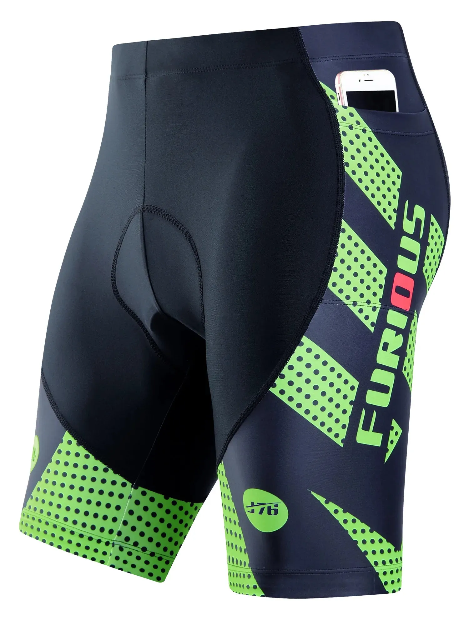 Men's cycling shorts Printed pocket mountain road bike outdoor sports pants