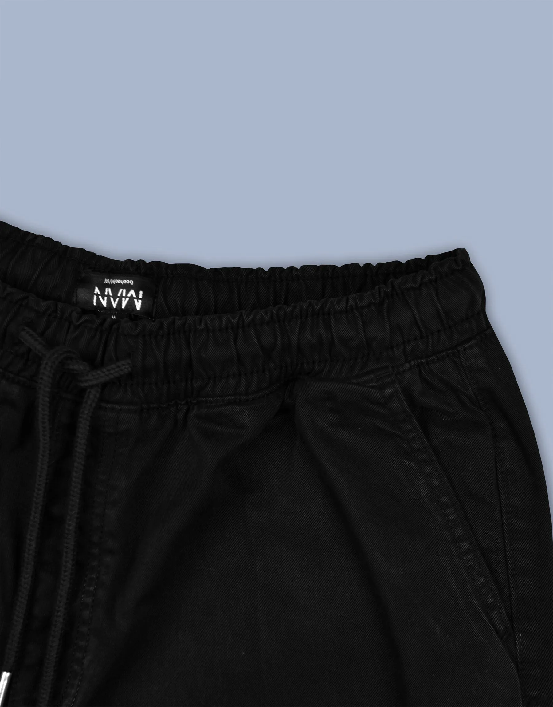 Men's Denim Shorts - BLACK