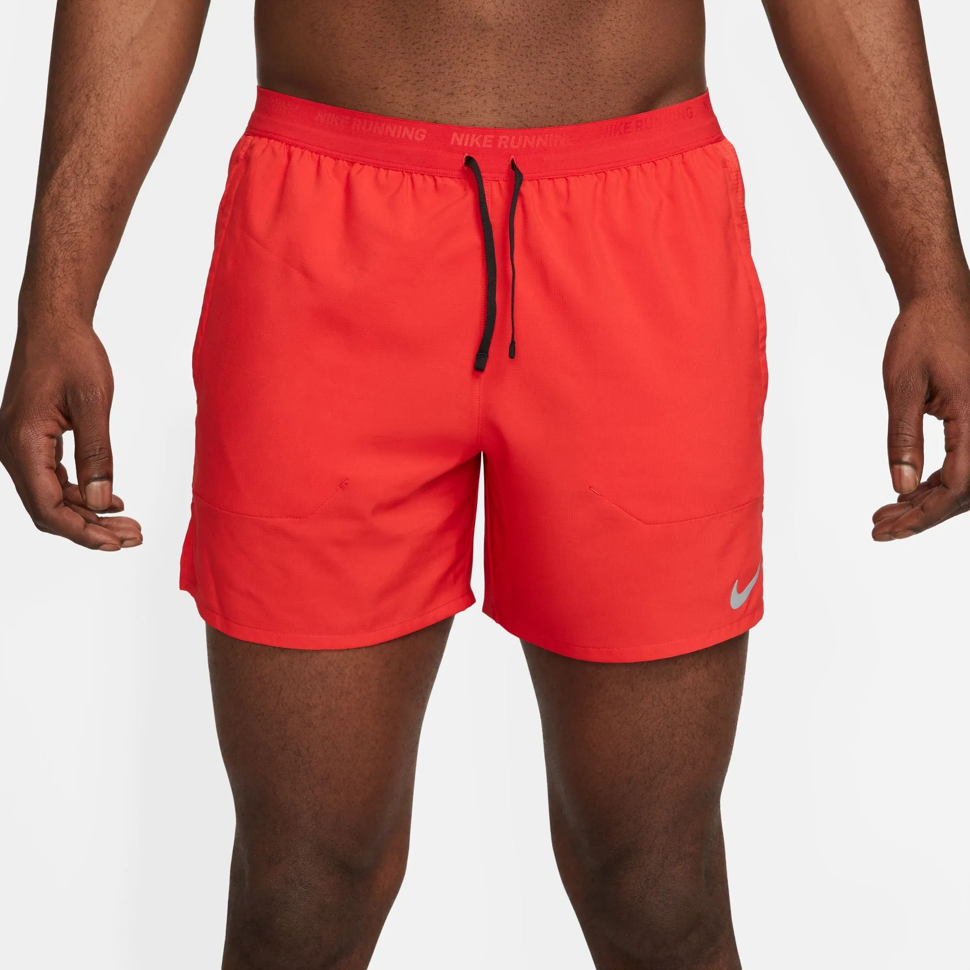 Men's DRI-FIT Stride 5" Shorts (657 - University Red/Black/Reflective Silver)