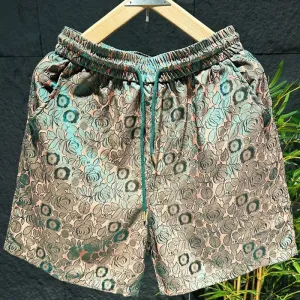 Men's Ethnic Style Ice Silk Shorts