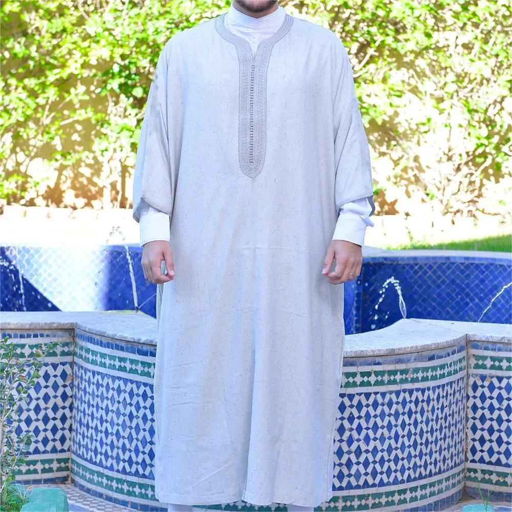 Men's Fashion Embroidered Robe