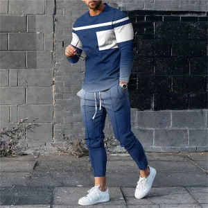 Men's Fashion Long-sleeve Tracksuit