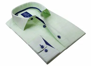 MEN'S FITTED SHIRT EUROPEAN MADE | LIGHT GREEN | C55