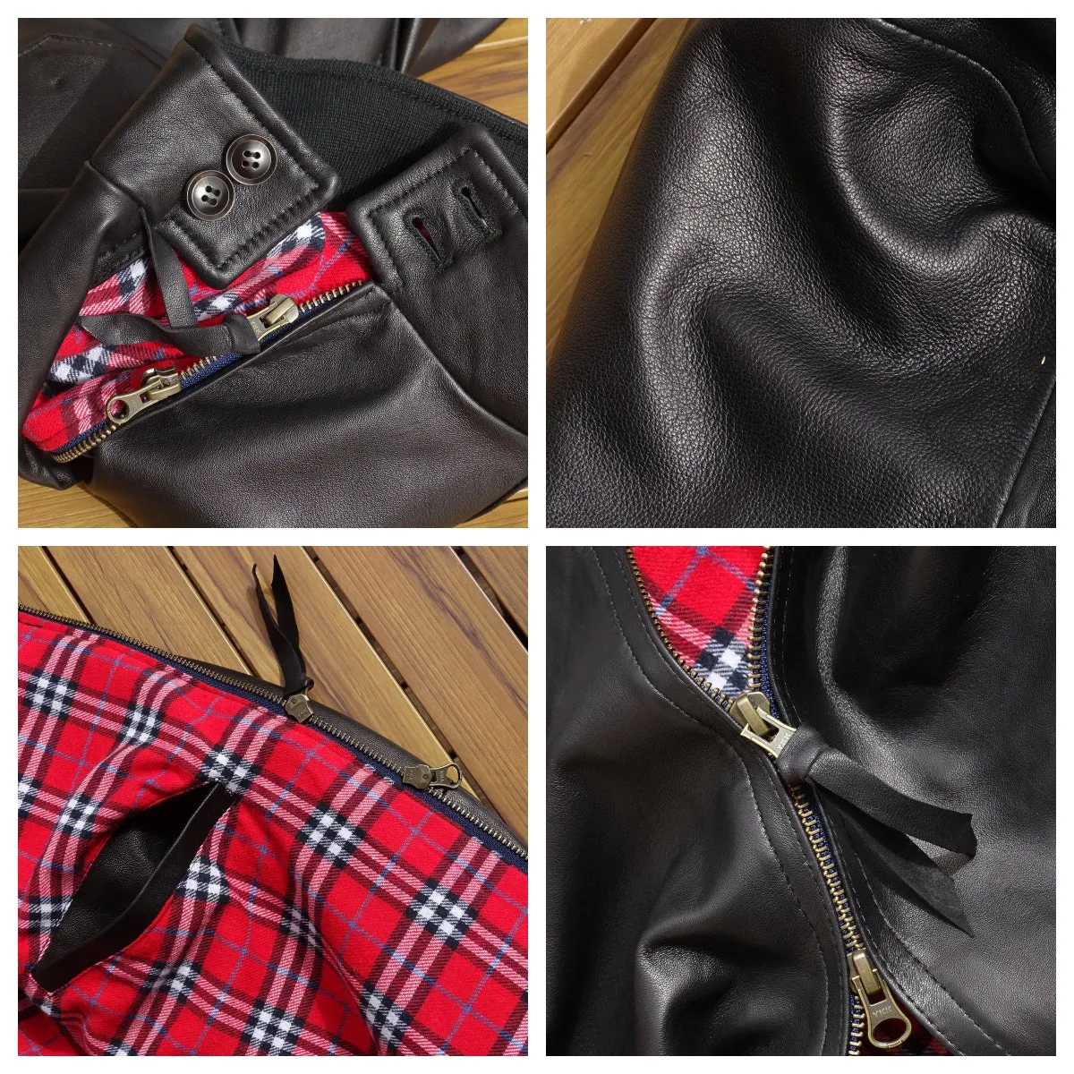 Men's Golf Leather Jacket