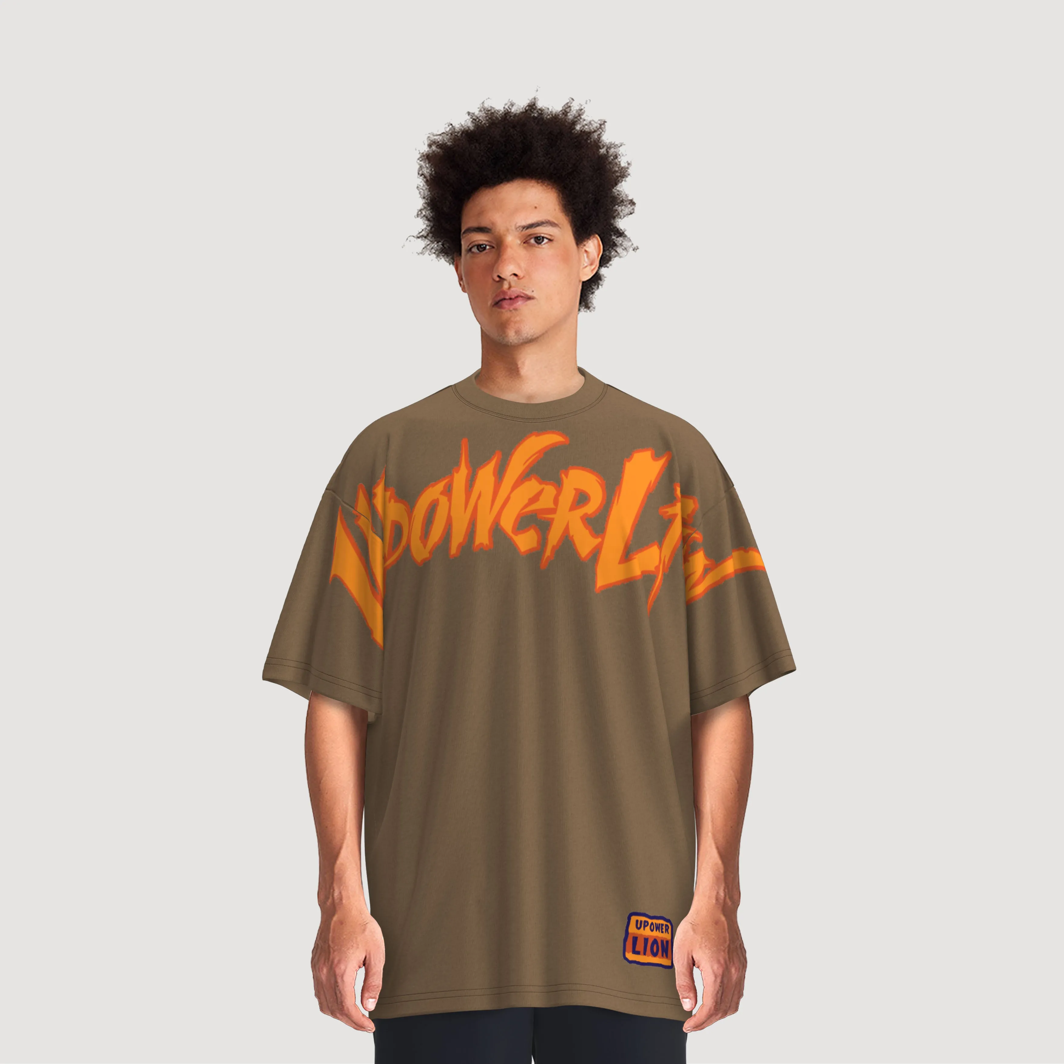 Men's Graffiti Pattern Tee Urban Streetwear Clothes Oversized Fit