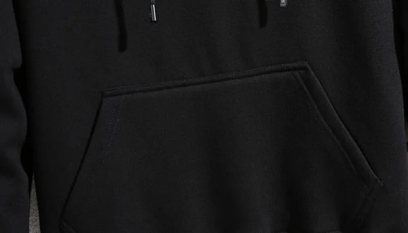 Men's Hooded Sweatshirt With Embroidered Rose