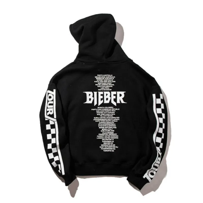 Men's Justin Bieber Hoodie | Hooded Sweatshirt