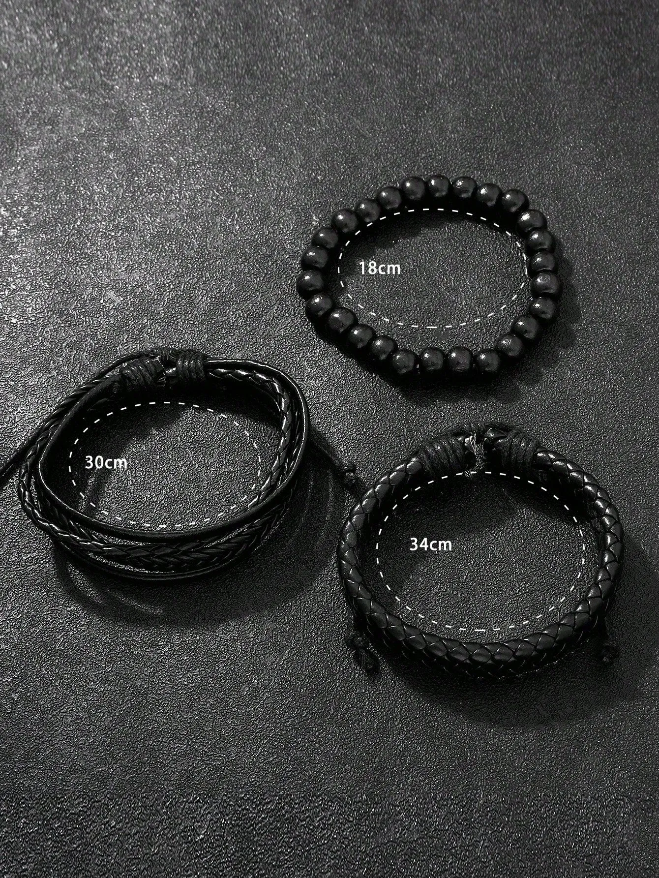 Men's Leisure and Fashionable Quartz Watch 4pcs/Set