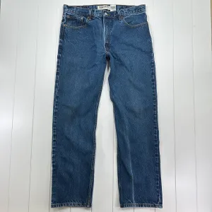 Men's Levi's 505 Straight Leg Jeans - Tagged: 38x34; Measured size: 36x33