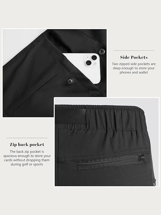 Men's Lightweight Cargo Black Shorts