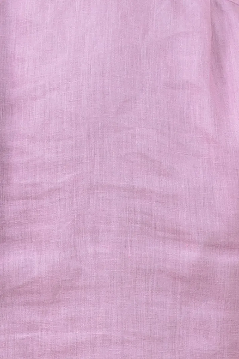 Mens Linen Shirt Pink