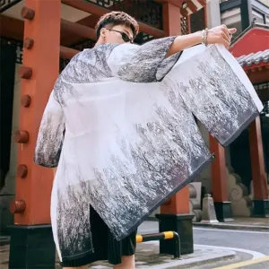 Mens Long Kimono 'Kazuko'