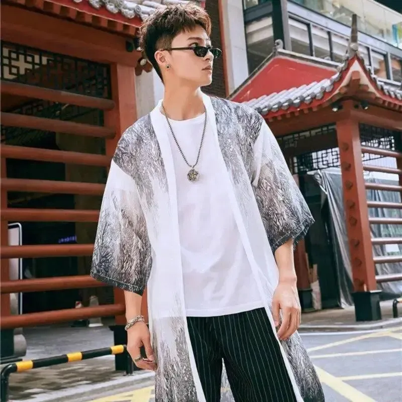 Mens Long Kimono 'Kazuko'