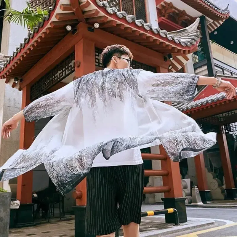 Mens Long Kimono 'Kazuko'