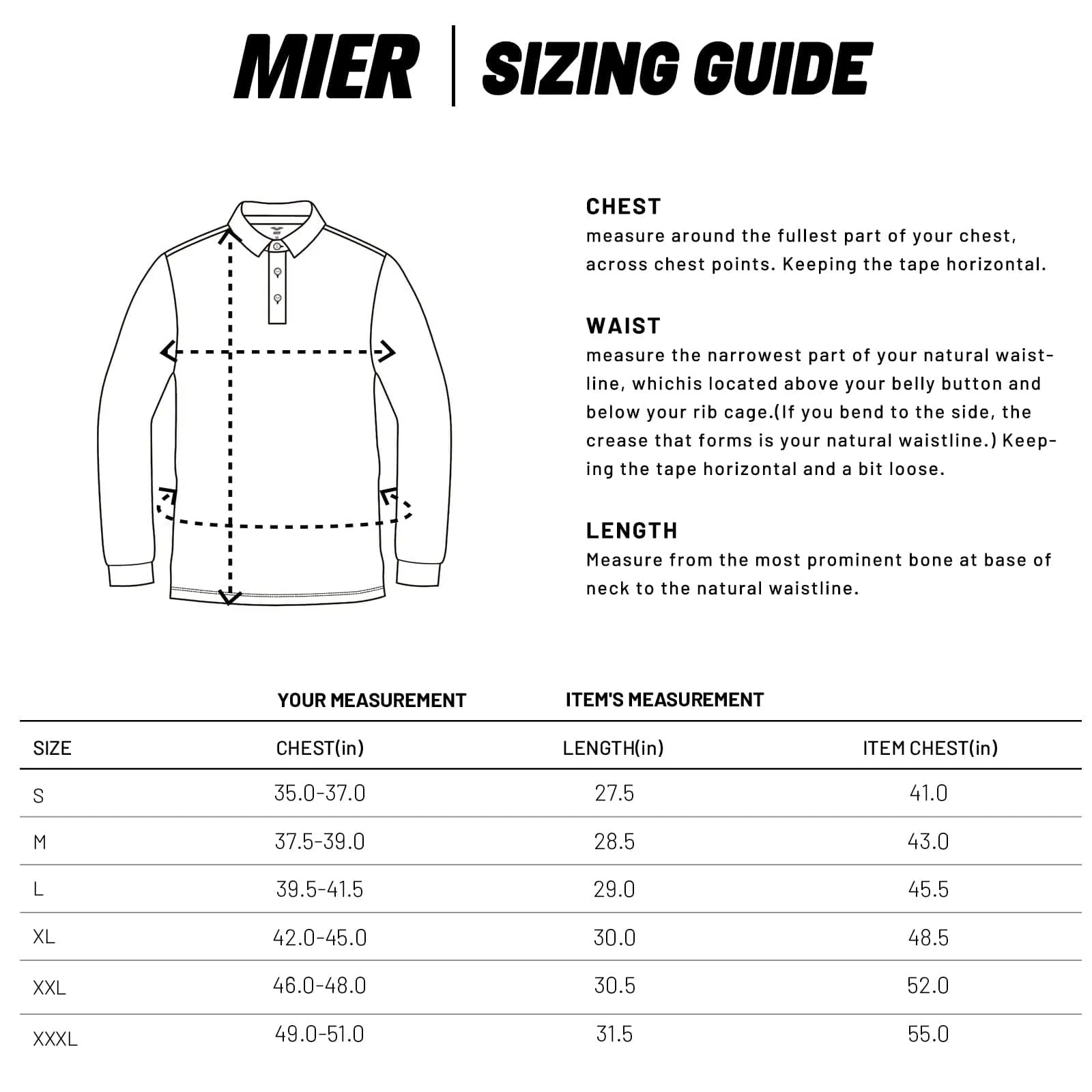 Men's Long Sleeve Polo Shirts Striped Quick Dry Golf Shirts