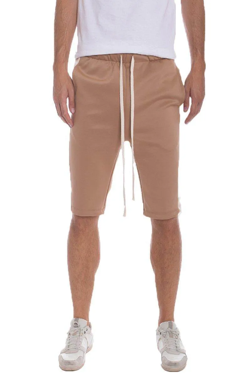 Mens Long Sports Shorts Mocha / Sand