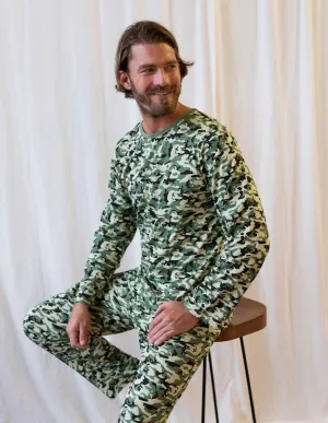 Men's Loose Fit Camouflage Pajamas
