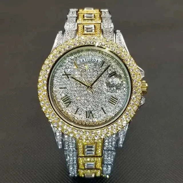 Men's Luxury Crystal Watches