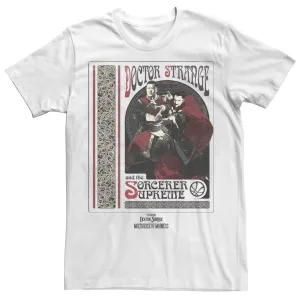 Men's Marvel Doctor Strange Movie 2 Sorcerer Supreme Groupshot Licensed Character T-Shirt
