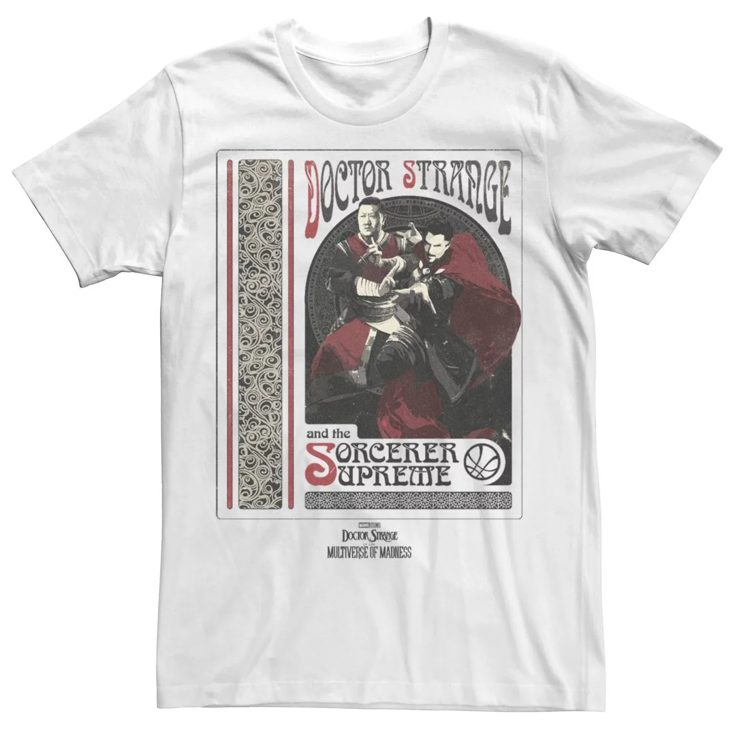 Men's Marvel Doctor Strange Movie 2 Sorcerer Supreme Groupshot Licensed Character T-Shirt