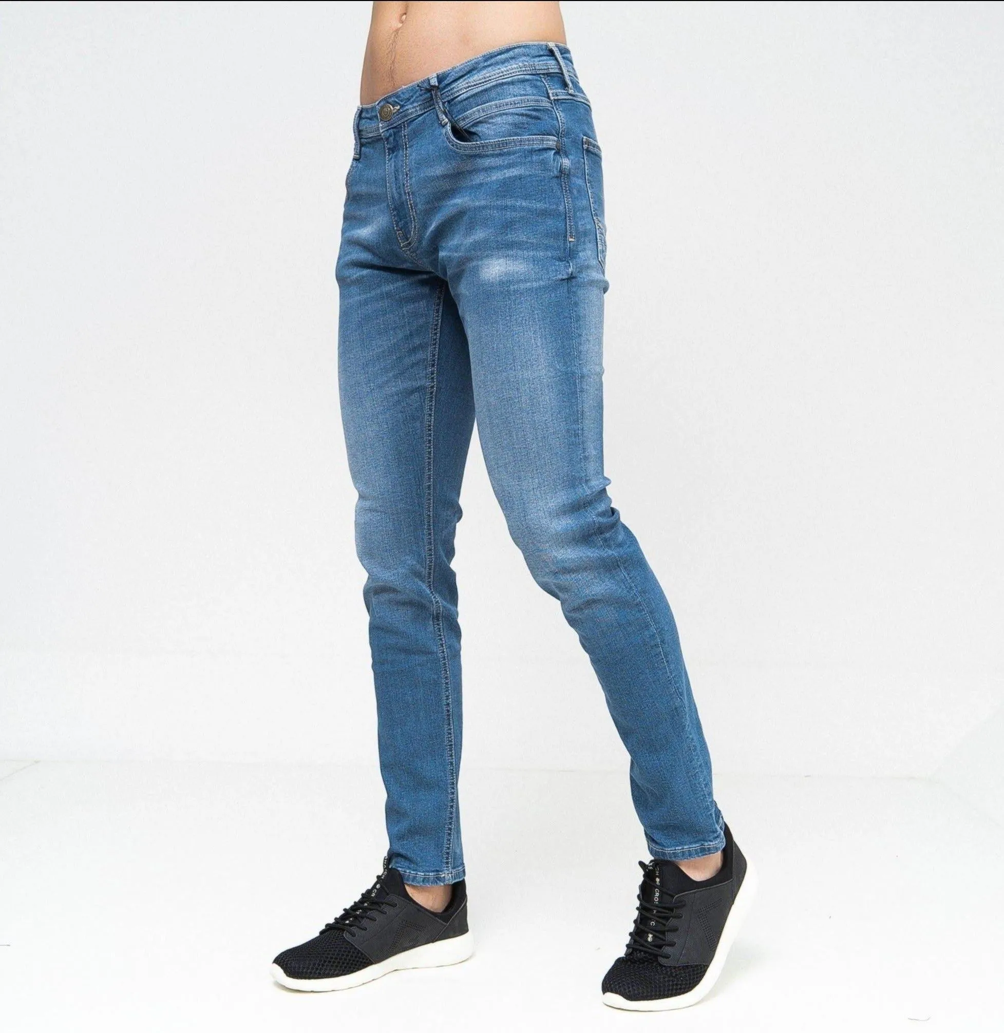 Mens Maylead Slim Fit Jeans Light Wash