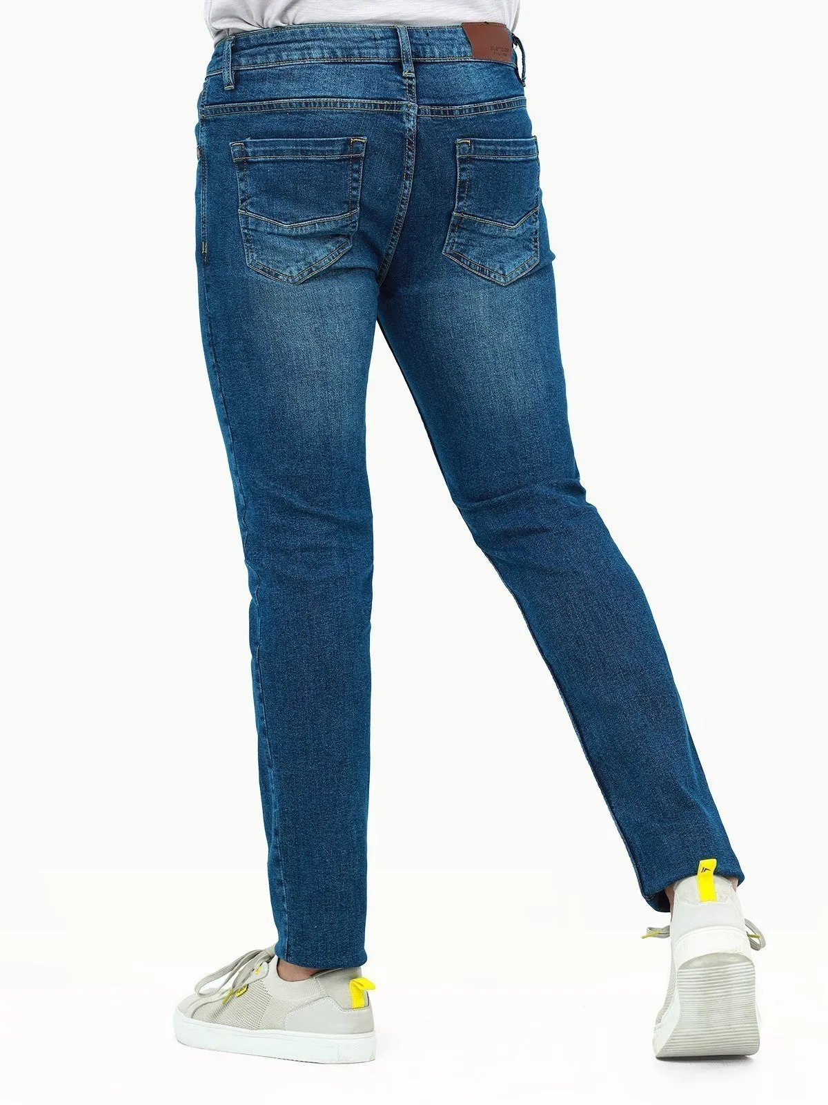 Men's Mid Blue Jeans - EMBPD22-012
