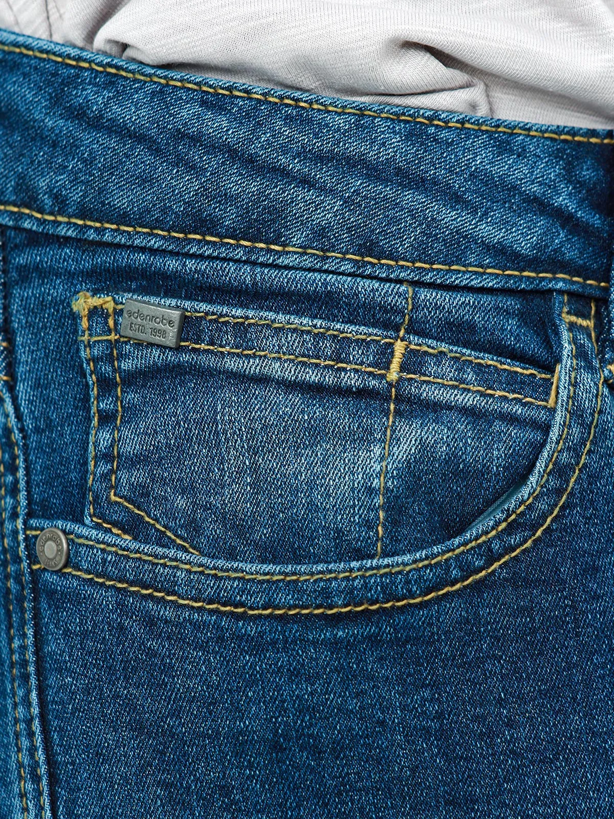 Men's Mid Blue Jeans - EMBPD22-012