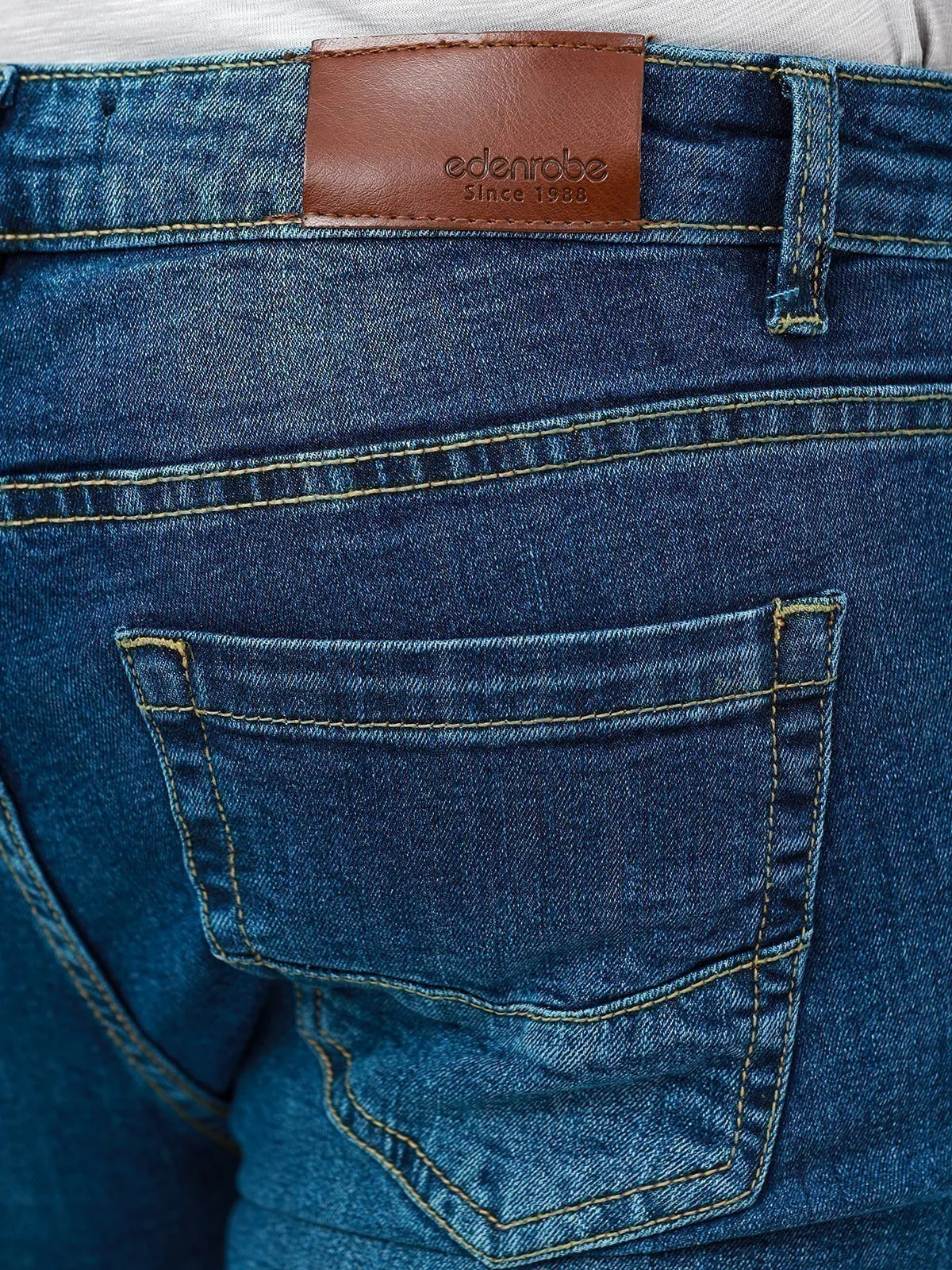 Men's Mid Blue Jeans - EMBPD22-012