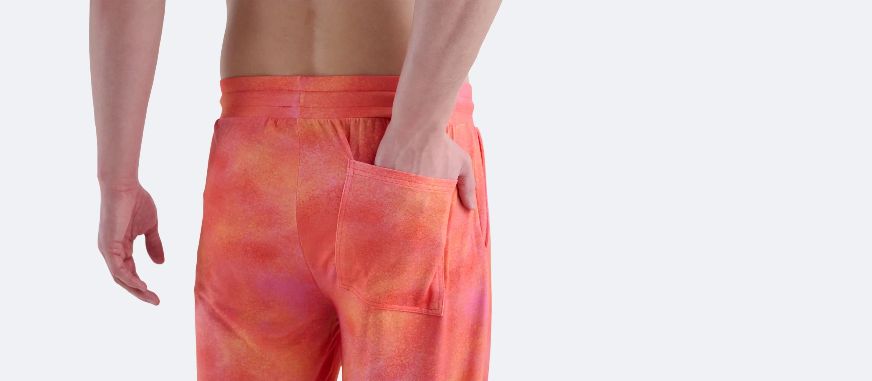 Men's Modal Jogger | Airbrush Orange