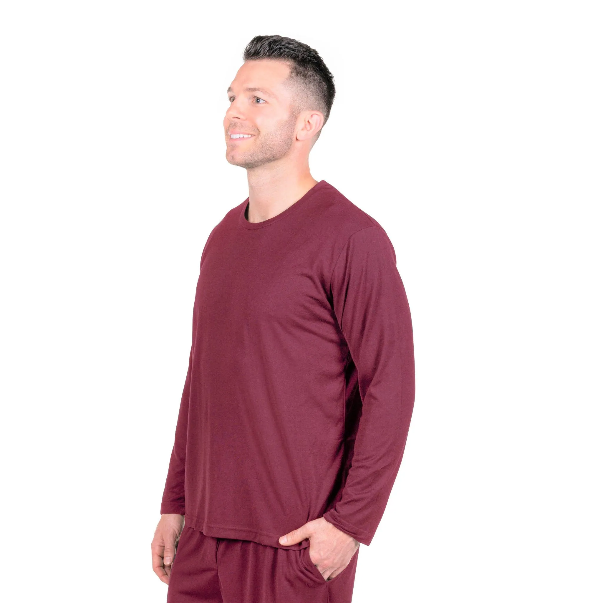 Men's Moisture Wicking Long Sleeve T-Shirt