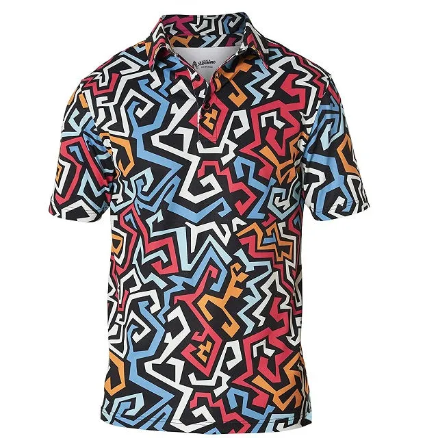 Men's Multi-Color Golf Shirt
