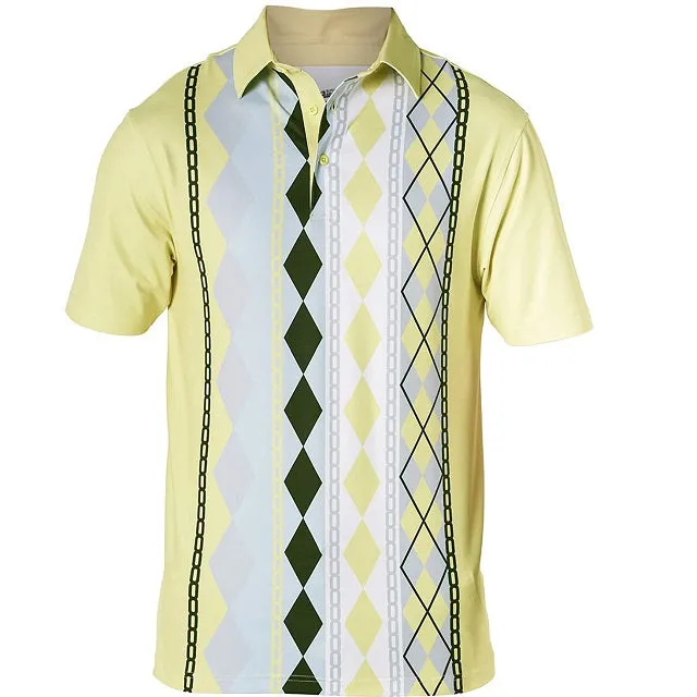 Men's Multi-Color Golf Shirt