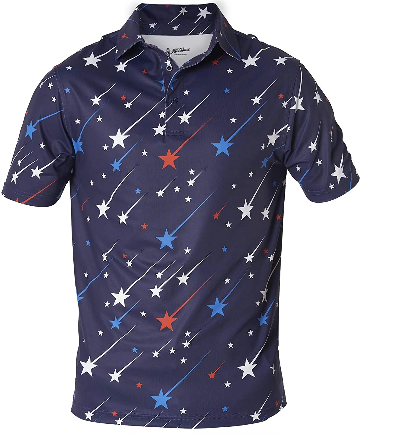 Men's Multi-Color Golf Shirt
