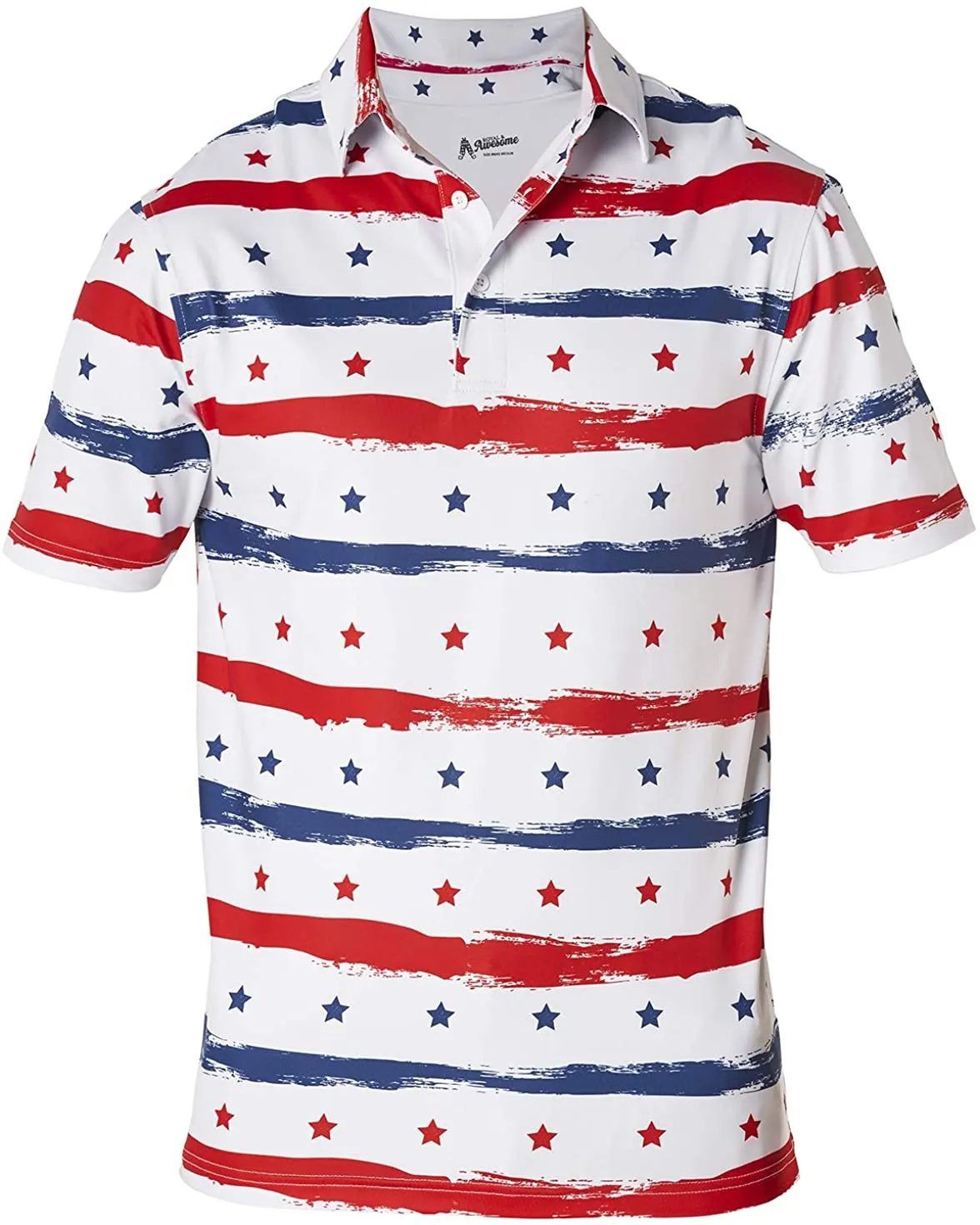 Men's Multi-Color Golf Shirt