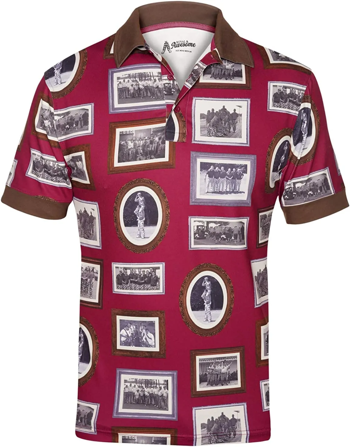 Men's Multi-Color Golf Shirt