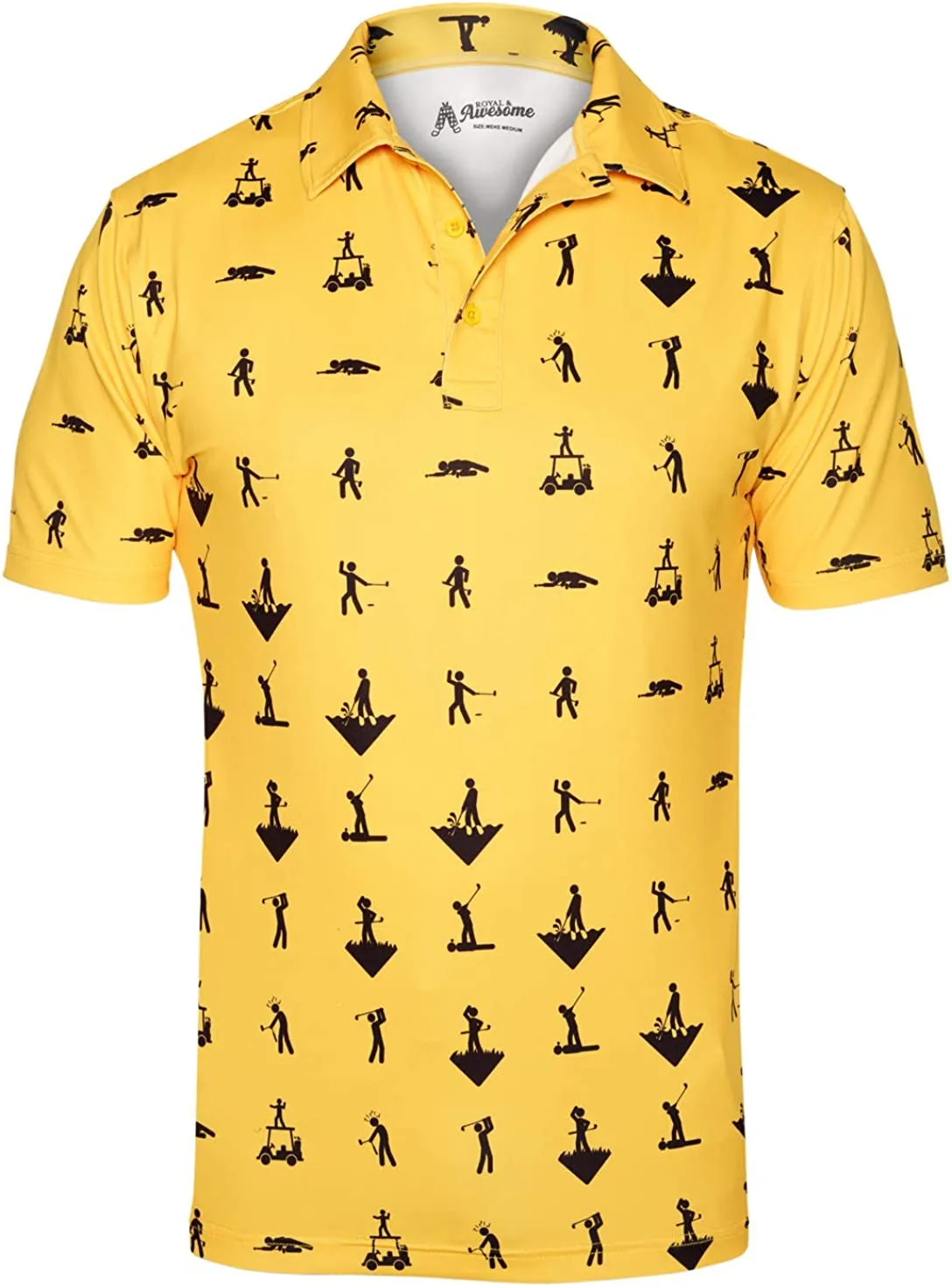 Men's Multi-Color Golf Shirt